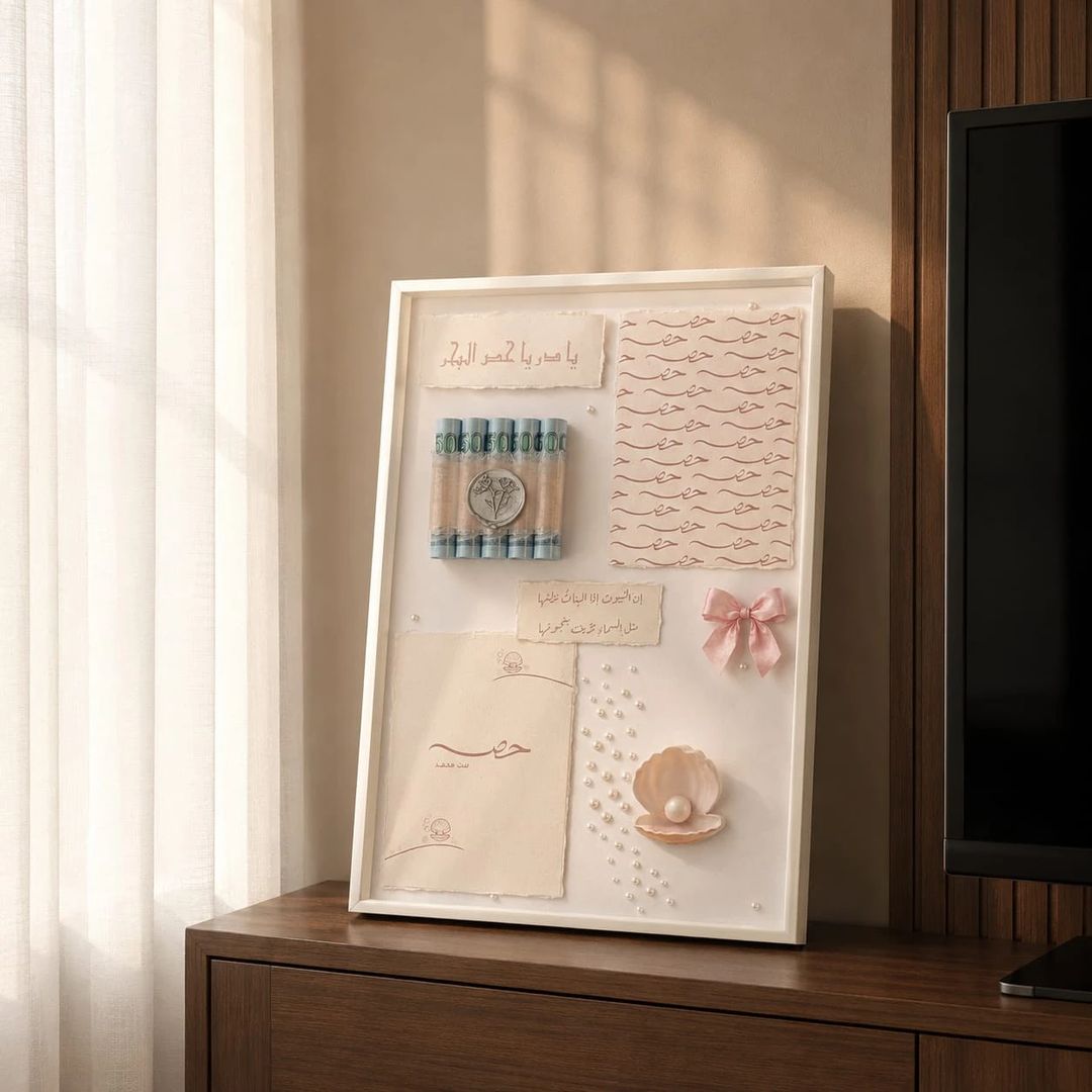 frame for baby girl pearl - 1