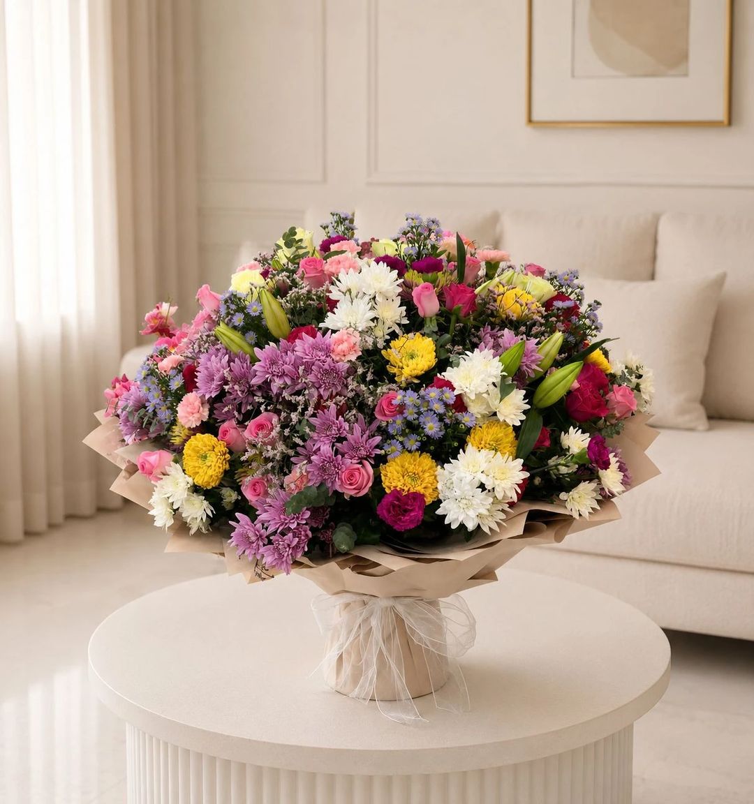 Big bouquet of mix flowers - 1