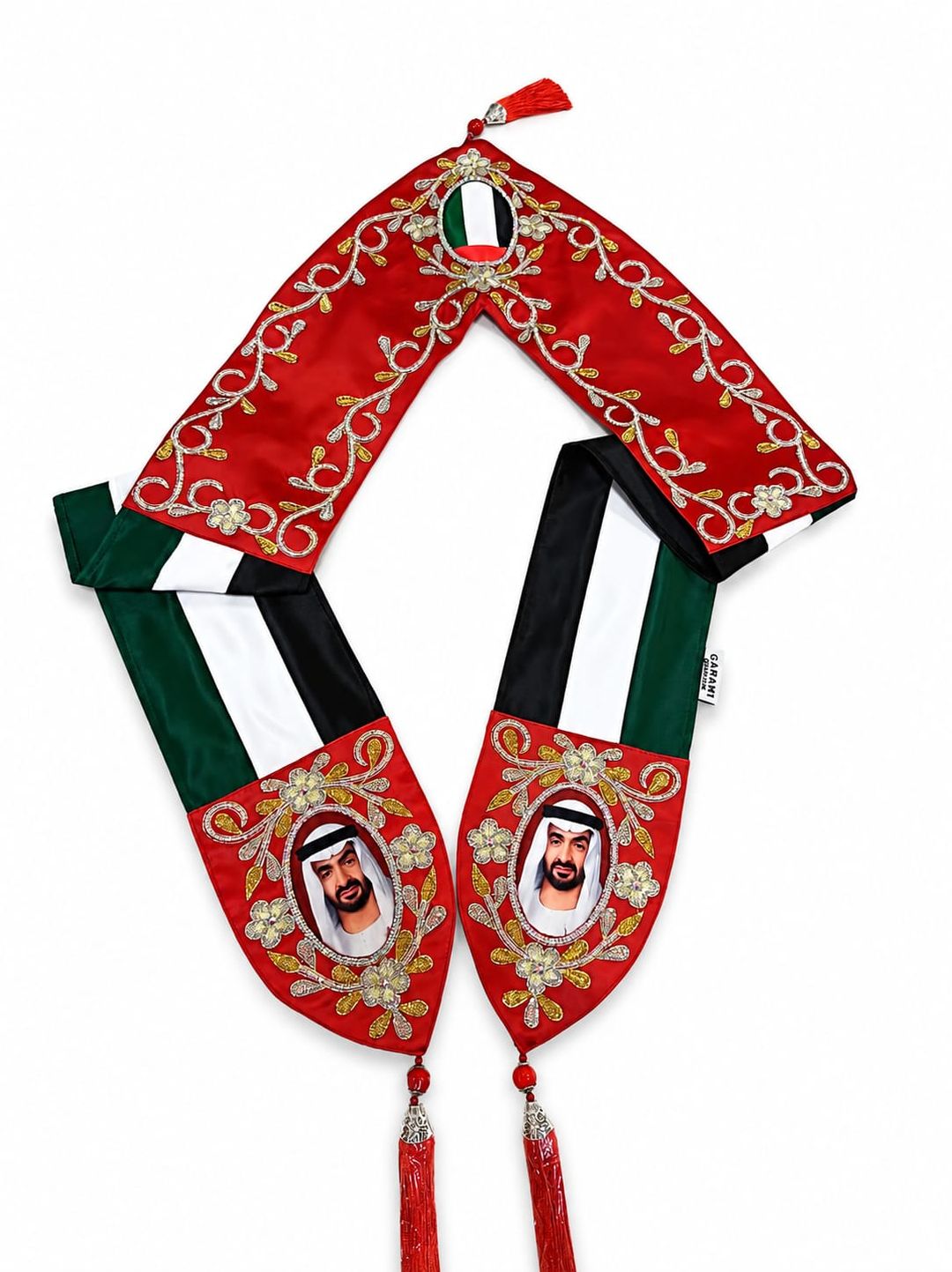 Luxurious Emirates Scarf - CRYSTAL - 1