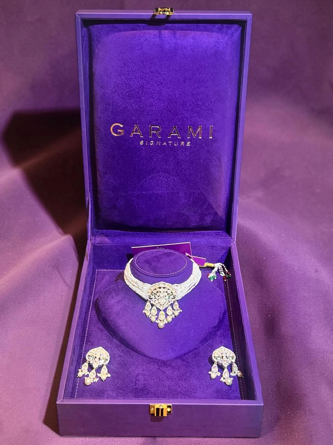 Necklace Jewellery Set-8500 (White) - 1