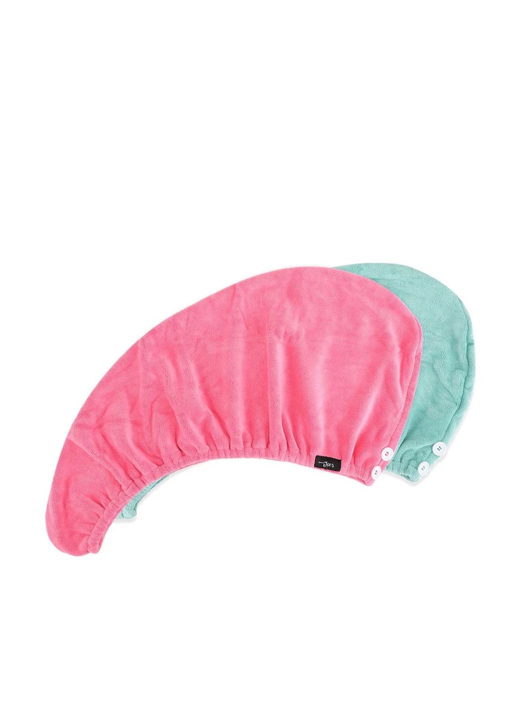 Joe's Hair Drying Towel - Pink & Green - 1