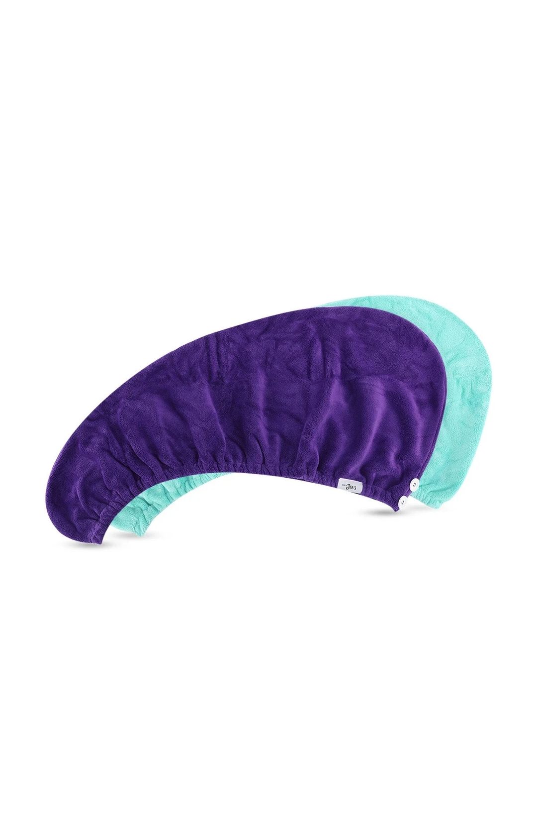 Joe's Hair Drying Towel - Tiffany Blue & Purple - 1