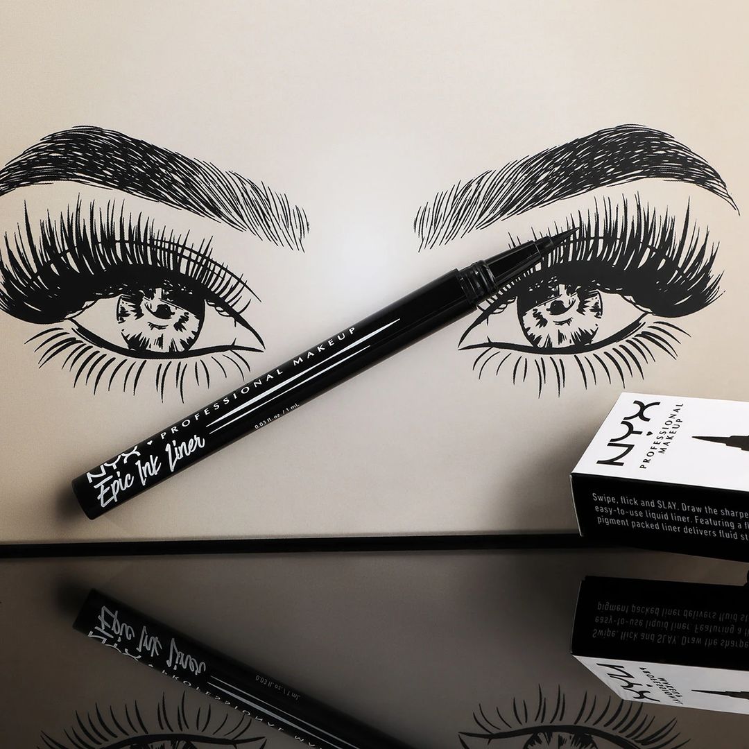 NYX PMU Epic Ink Waterproof Eyeliner - Black - 1