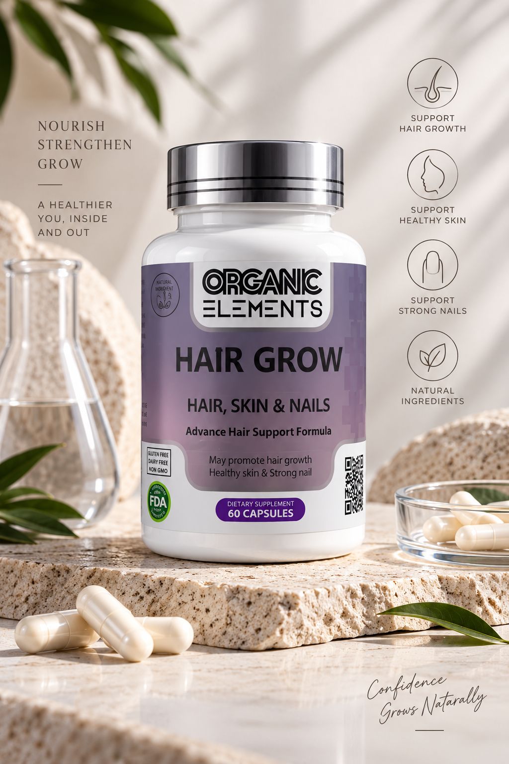 Organic elements hair growth - 2
