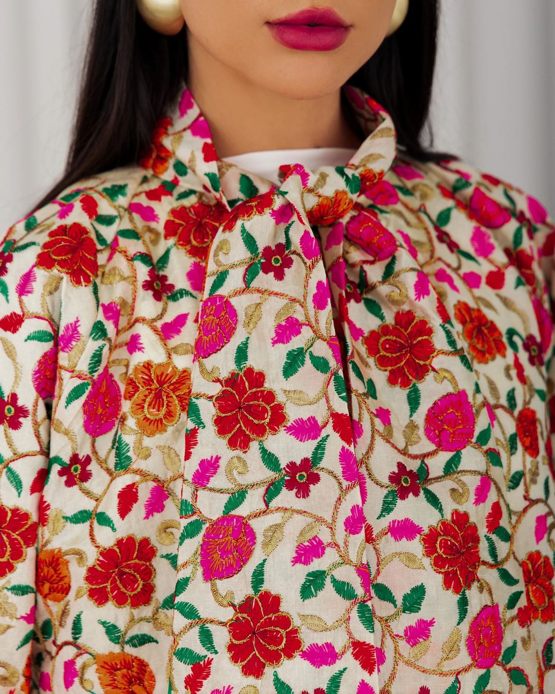 FLORAL JACKET/ OFFWHITE - 5