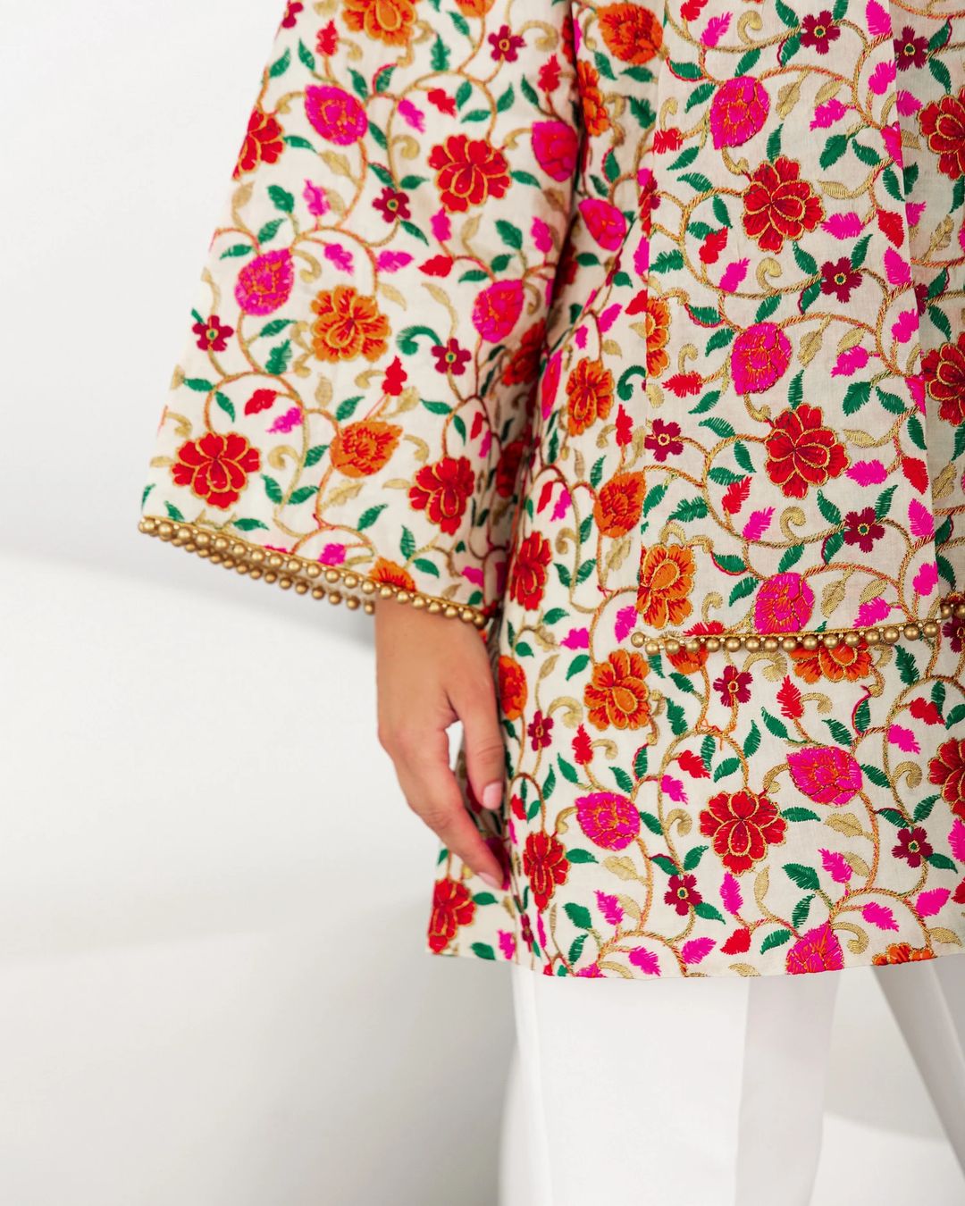 FLORAL JACKET/ OFFWHITE - 3