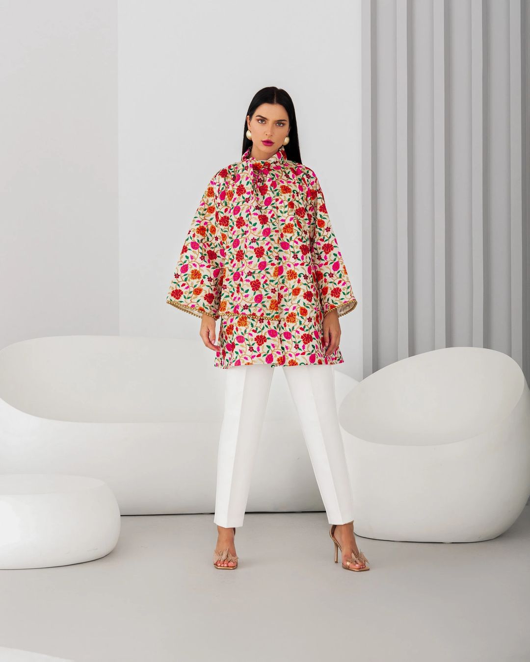 FLORAL JACKET/ OFFWHITE - 2