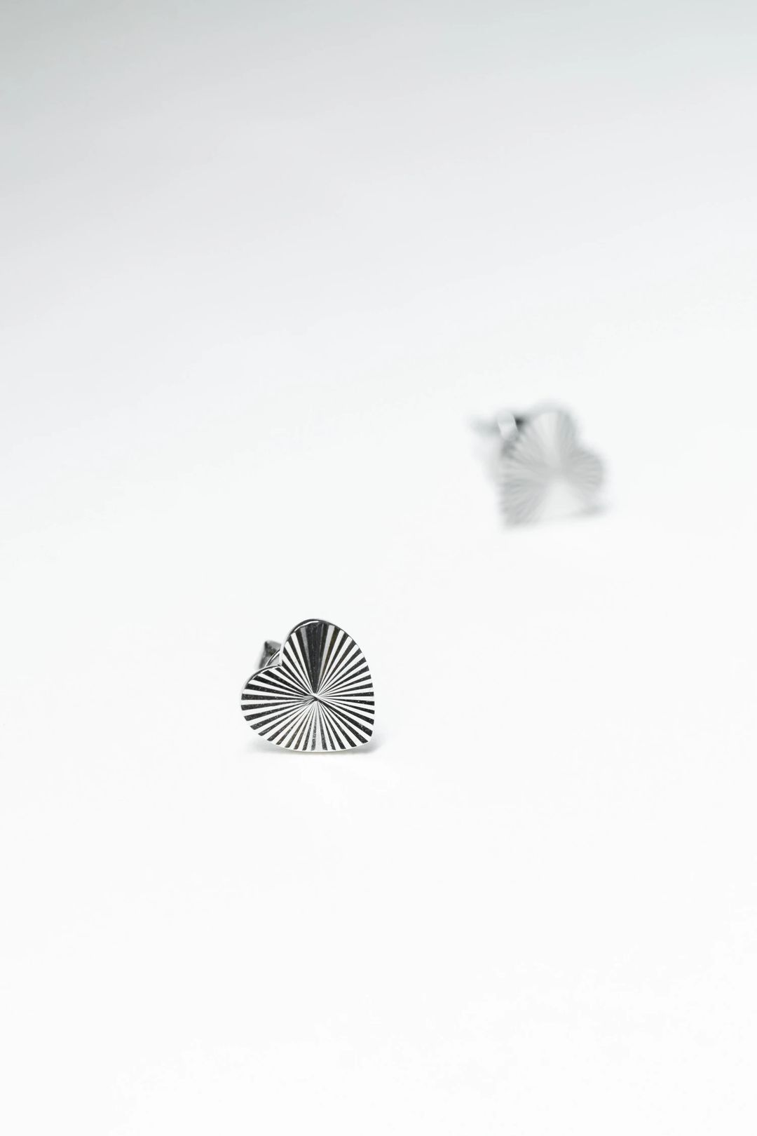 I'Heart'You Heart Stud Earrings - 2