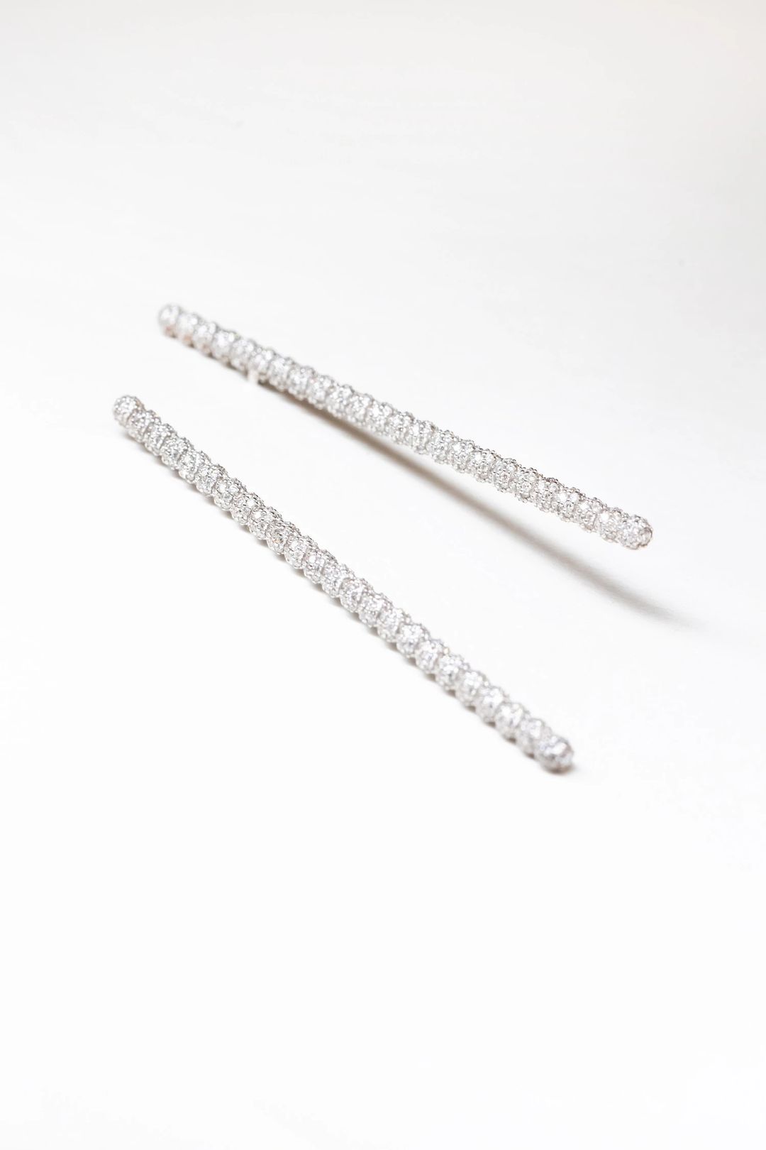 DROPS Long Earrings in Diamonds - 2