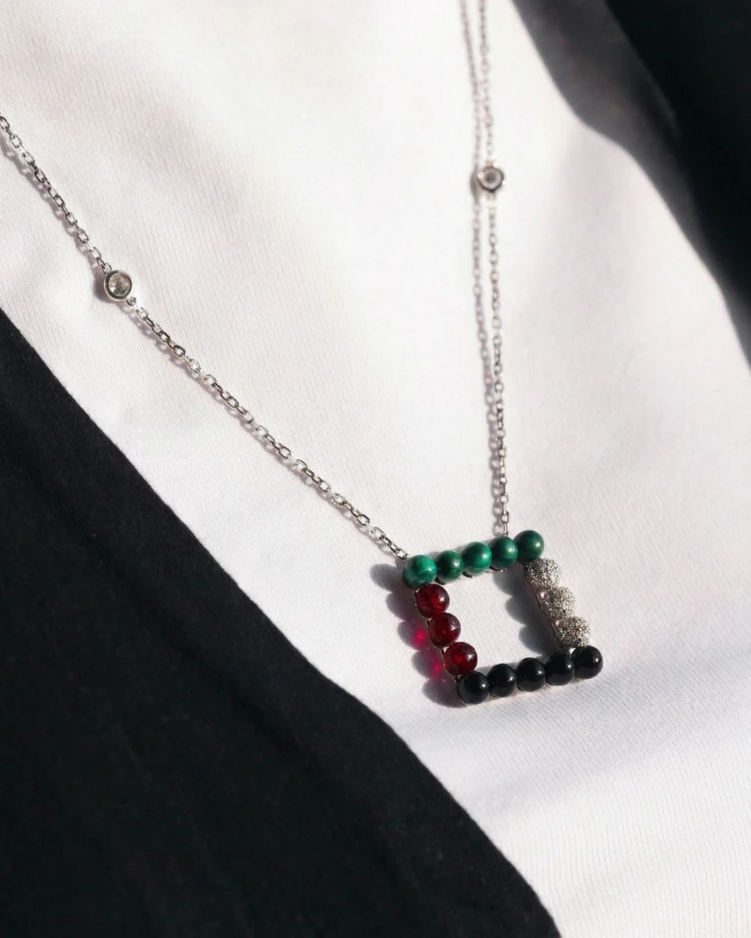 UAE Flag Long Necklace - 2