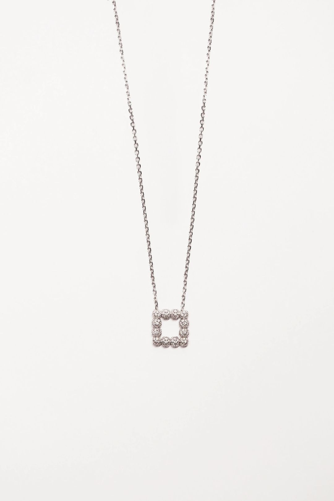 Drops Petite Necklace in Diamonds - 1