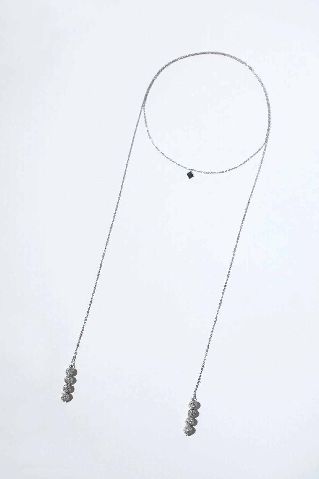 DROPS Wrap Necklace in Diamonds - 1