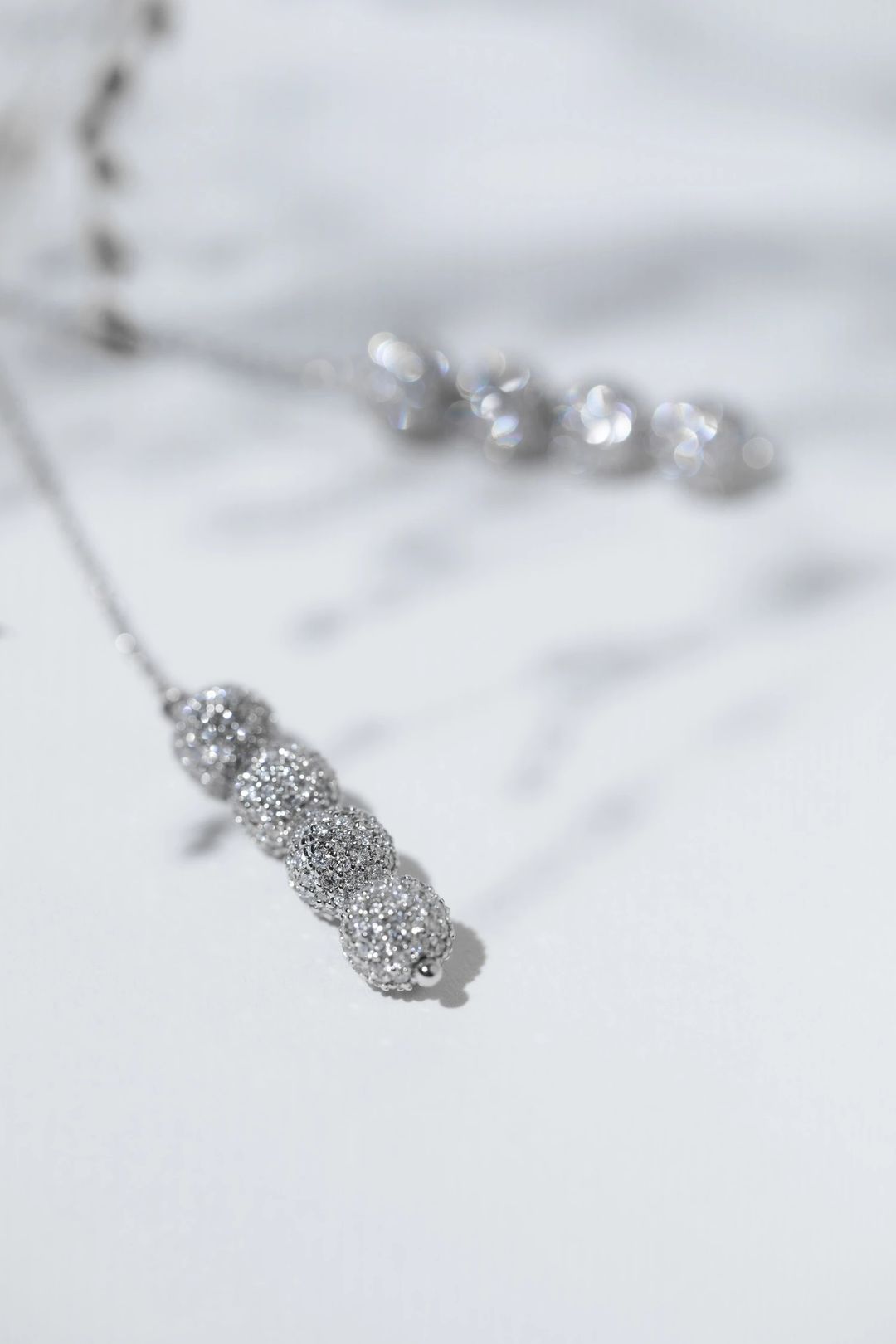 DROPS Wrap Necklace in Diamonds - 2