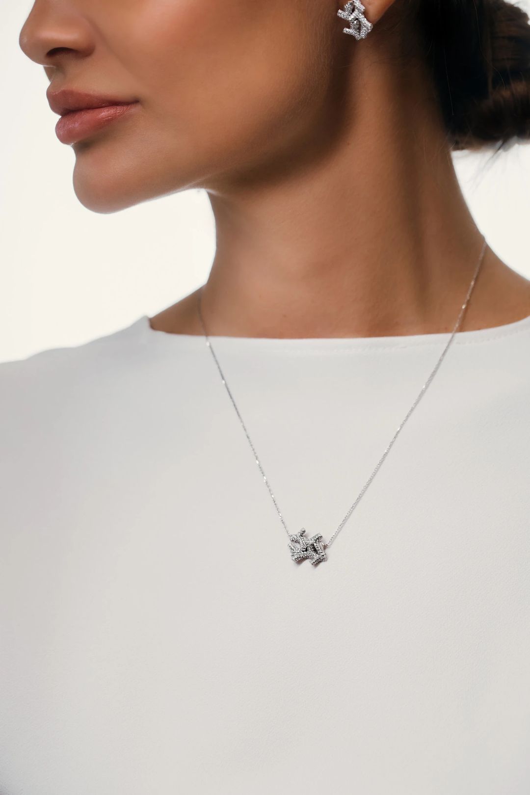 TWIG Diamond Necklace - 2