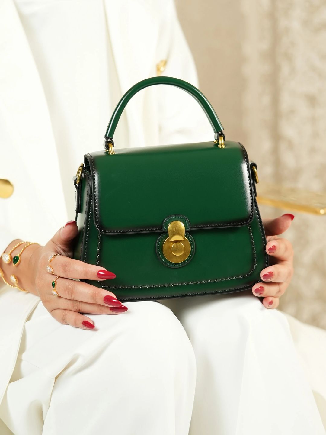 SHAMMA Green Bag / شنطه شما - 11