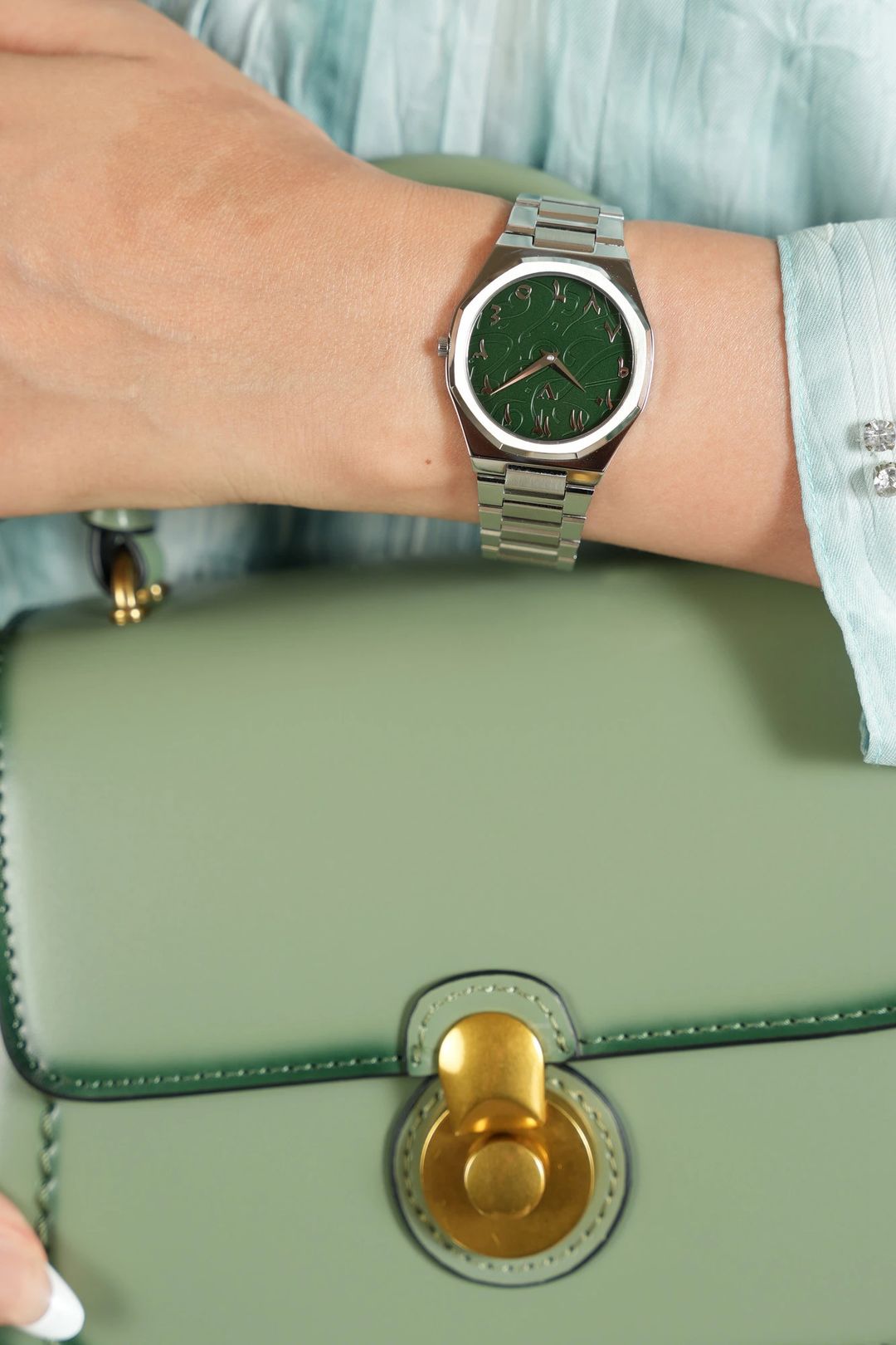 Shamma pistachio bag/ - 4