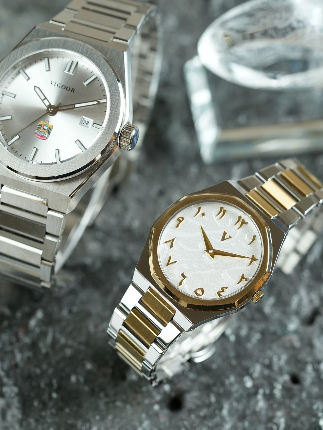 ساعه المستقبل /Gold future watch - 9
