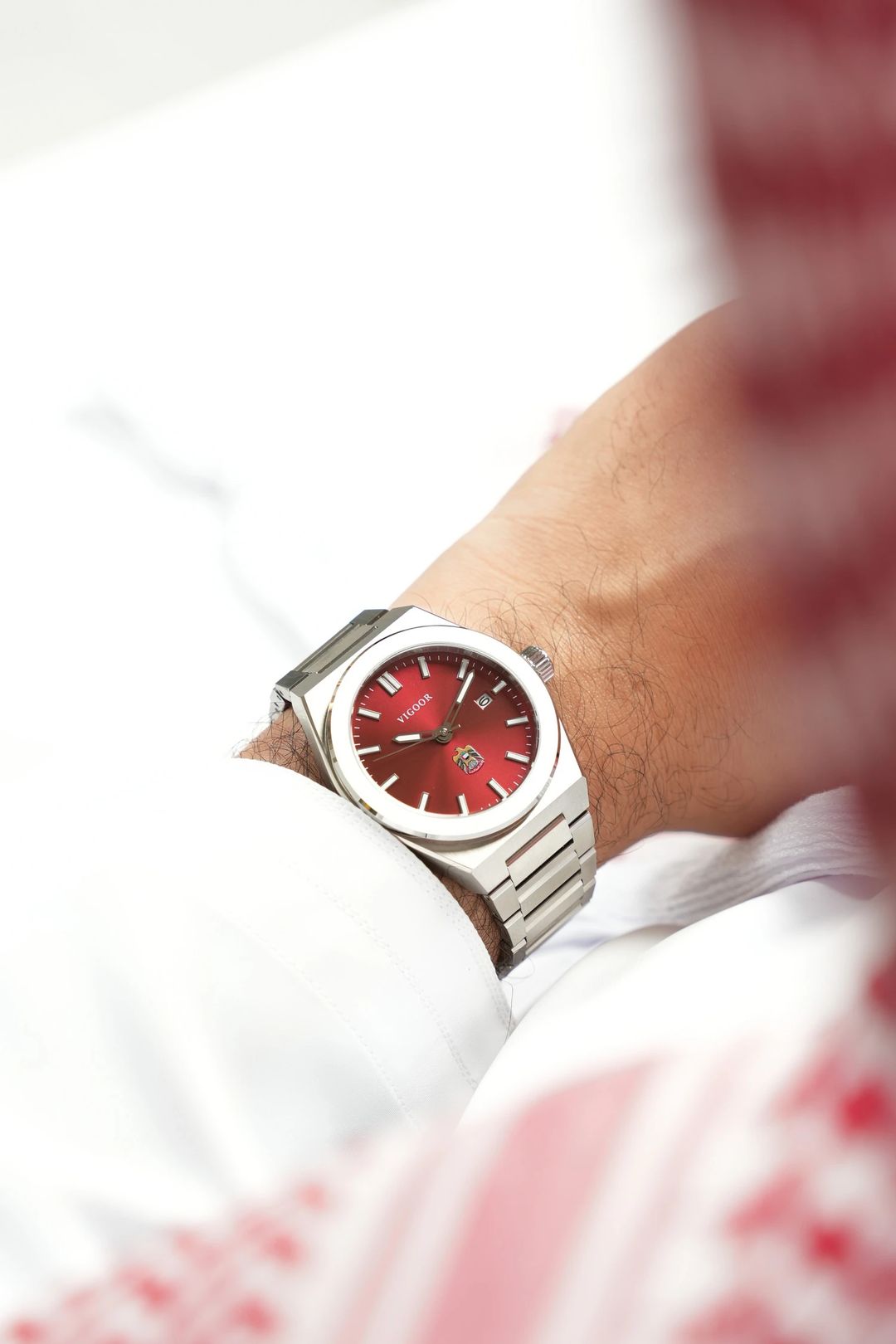 MAKTOUM Steel/Leather Watch/ساعه مكتوم ستيل+جلد - 10