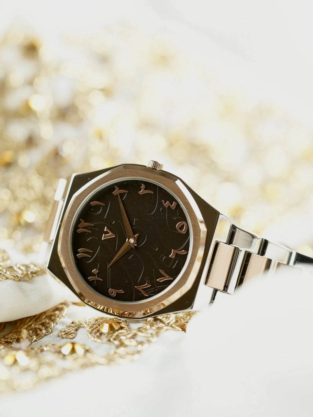 ساعه المستقبل /Rose Brown future watch - 2