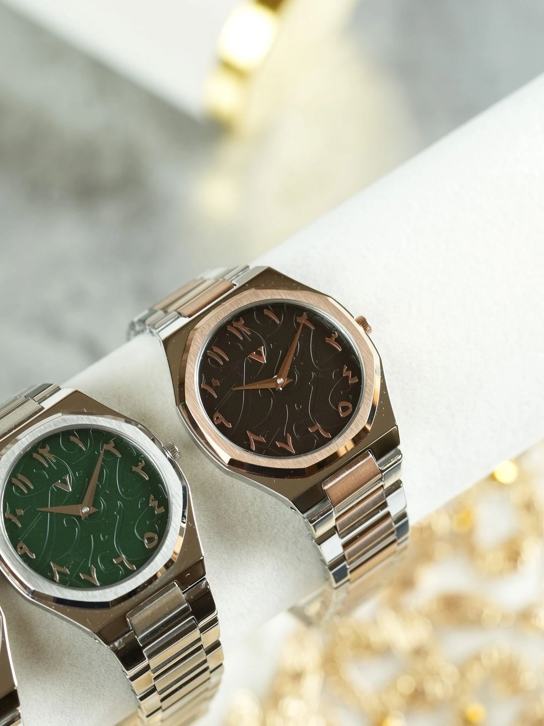ساعه المستقبل /Rose Brown future watch - 3