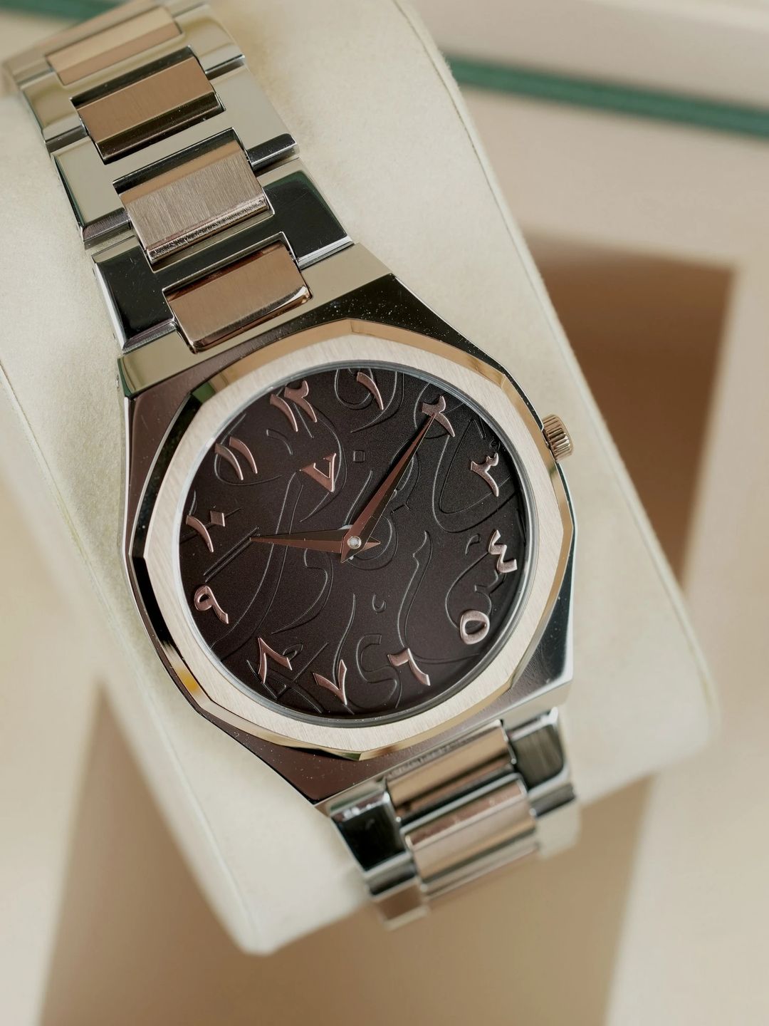 ساعه المستقبل /Rose Brown future watch - 8