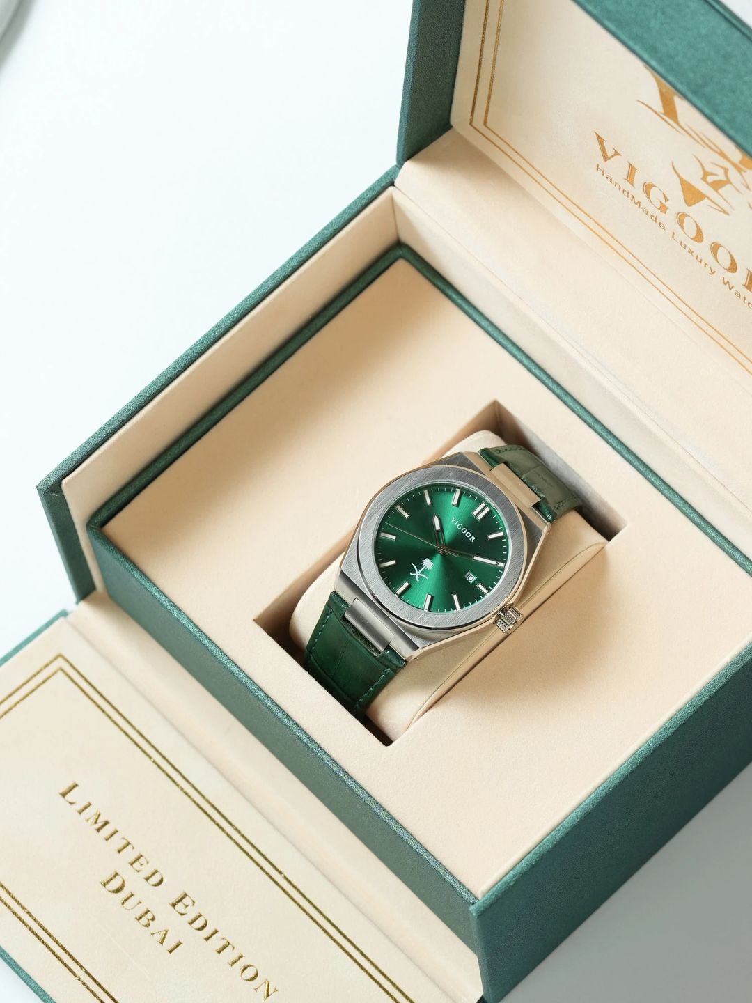 SAUDI Watch Leather / ساعه السعوديه الجلد - 3