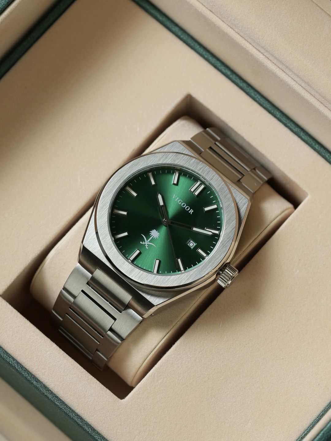 SAUDI Watch Steel/ساعه السعوديه ستان ستيل - 4
