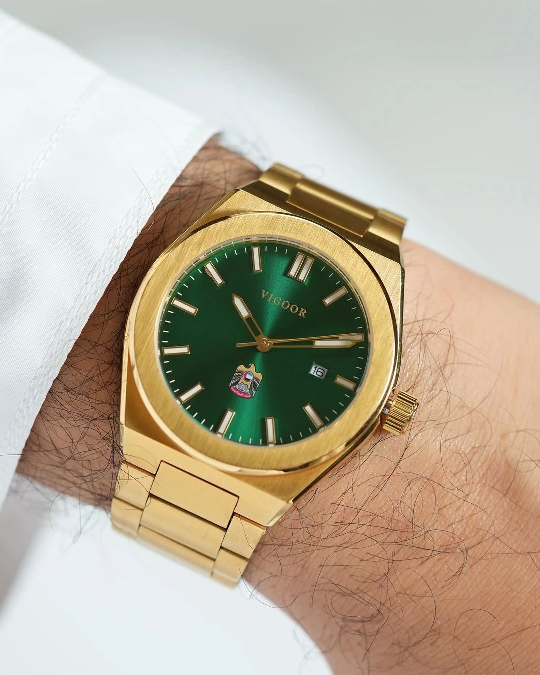 RASHED Green Watch /ساعه راشد المينا الاخضر - 5