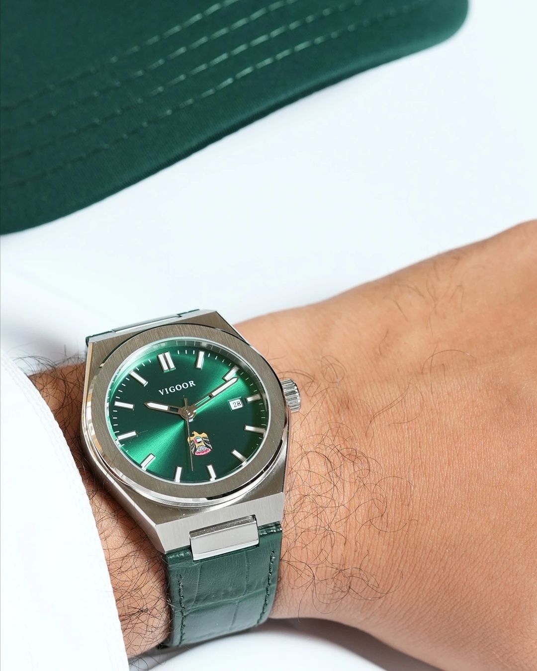 ZAYED Steel +Leather Watch / ساعه زايد ستيل+جلد - 3