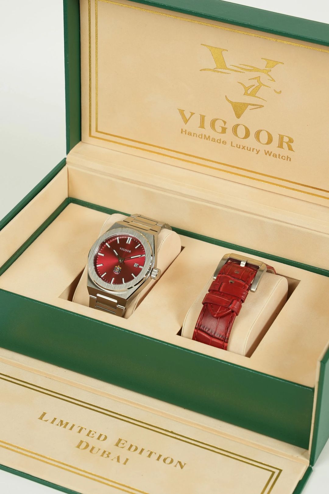 MAKTOUM Steel/Leather Watch/ساعه مكتوم ستيل+جلد - 8