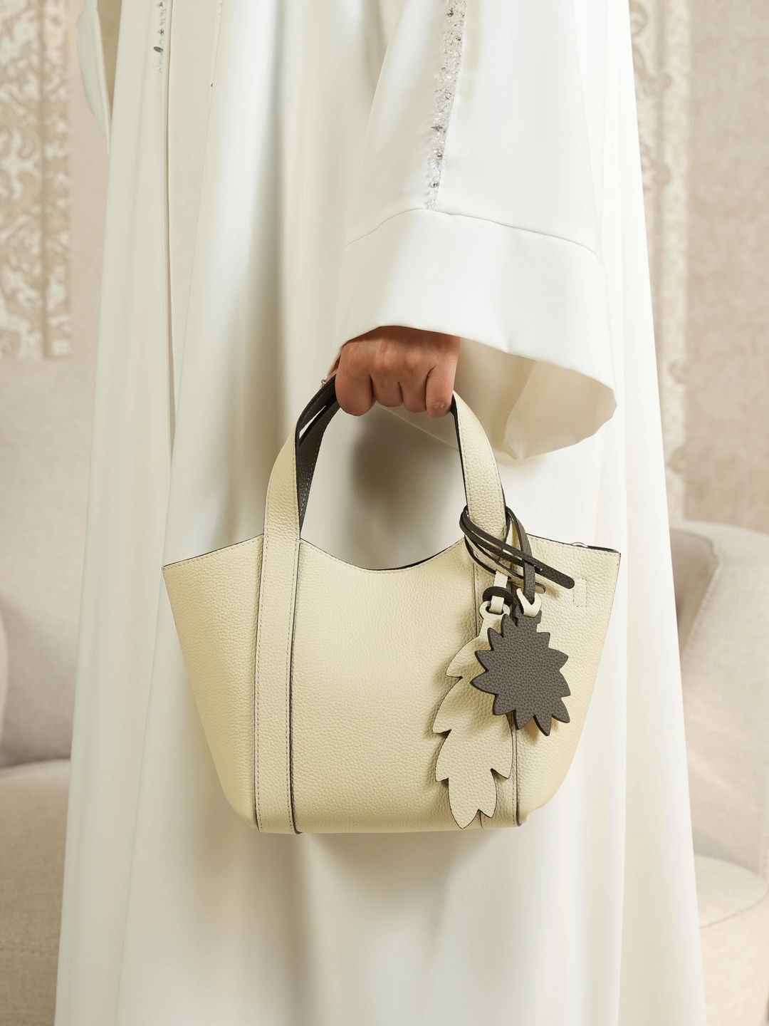 شنطه مريم لون أوف وايت/Maryam Off-White Bag - 5