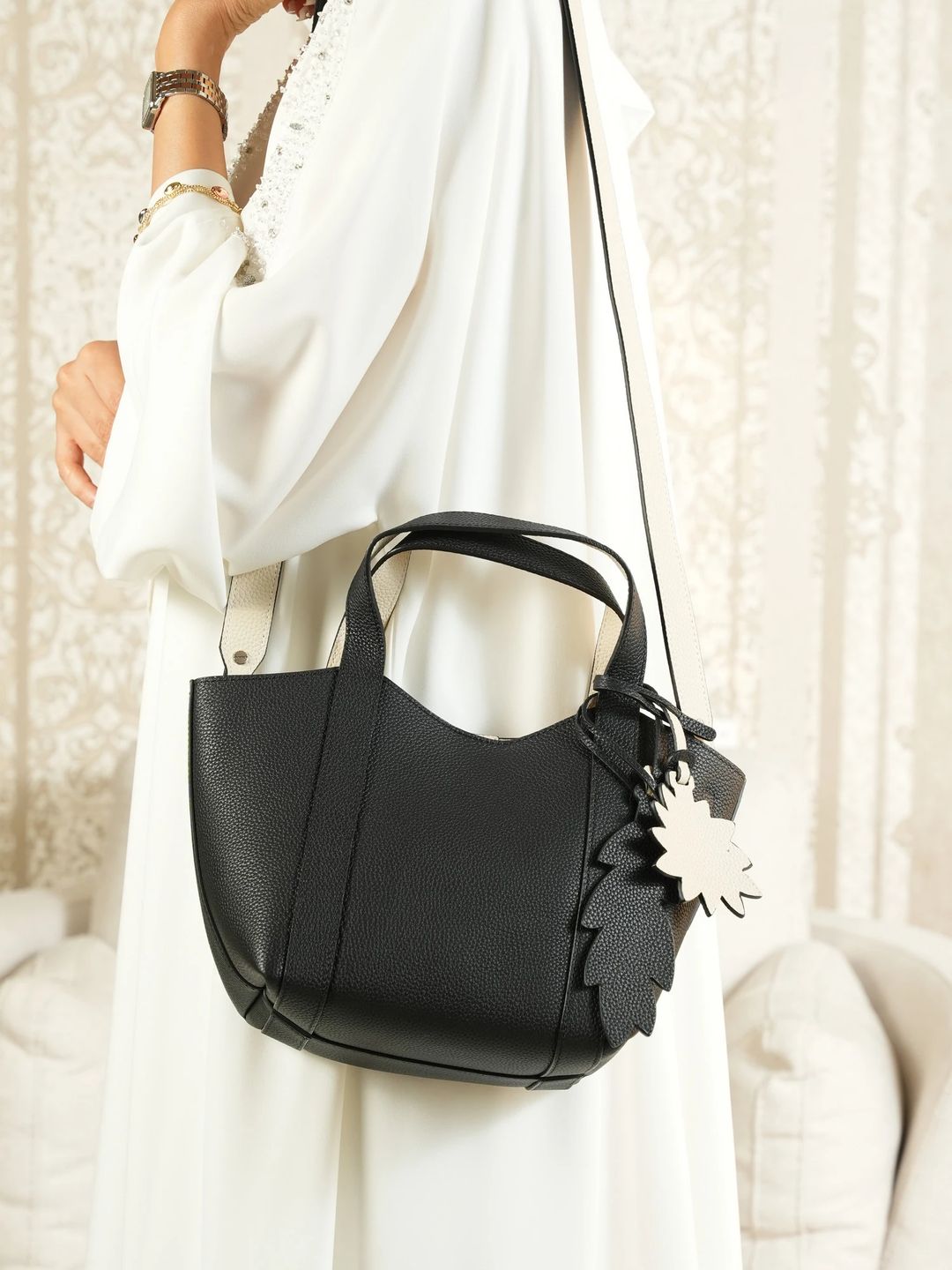 شنطه مريم لون أسود/maryam black bag - 6