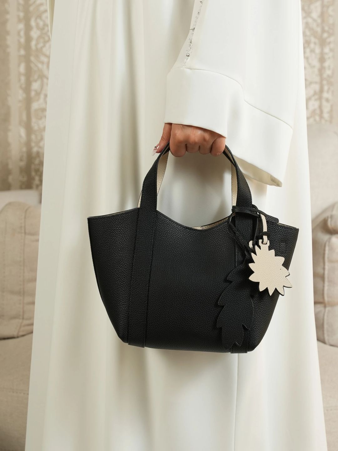 شنطه مريم لون أسود/maryam black bag - 4