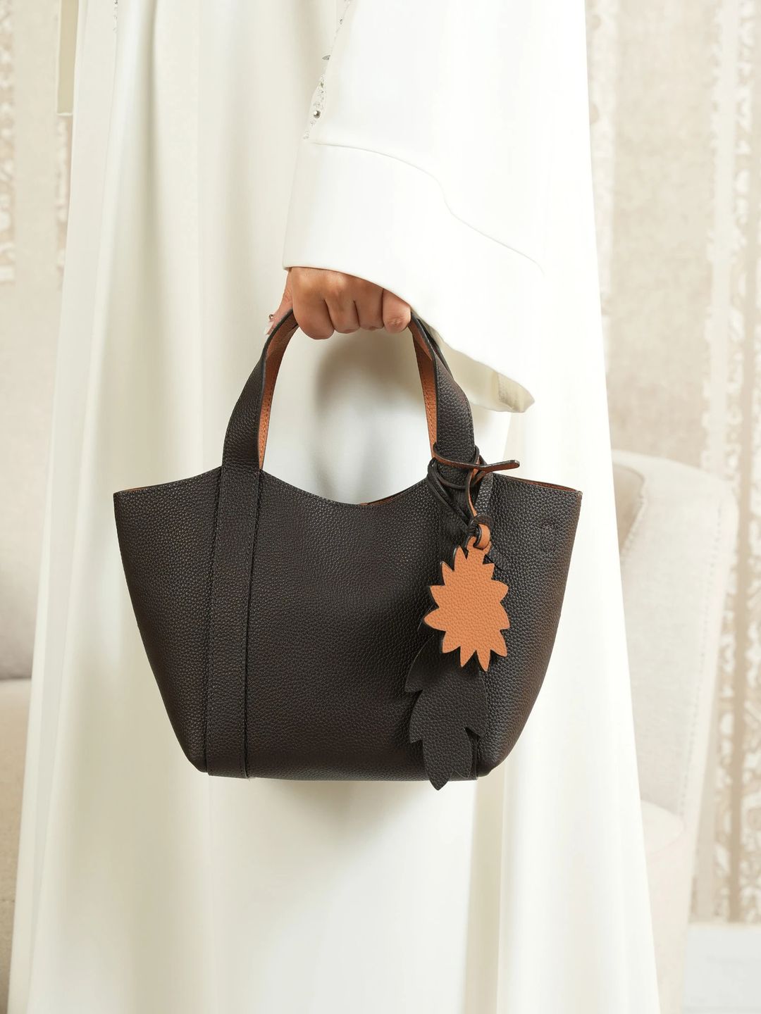 شنطه مريم لون بني/maryam brown bag - 3