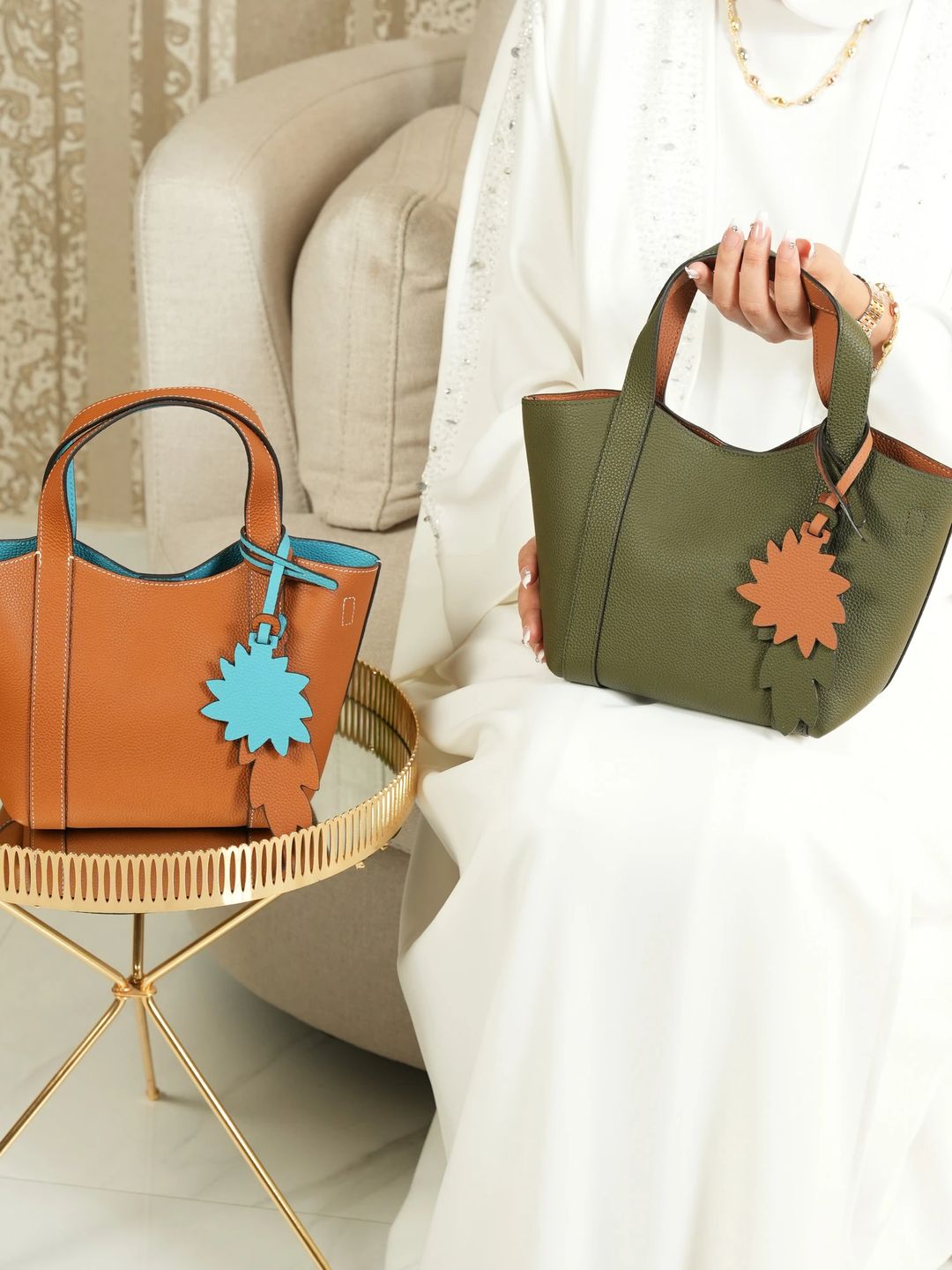 شنطه مريم كاميل /maryam camel bag - 6