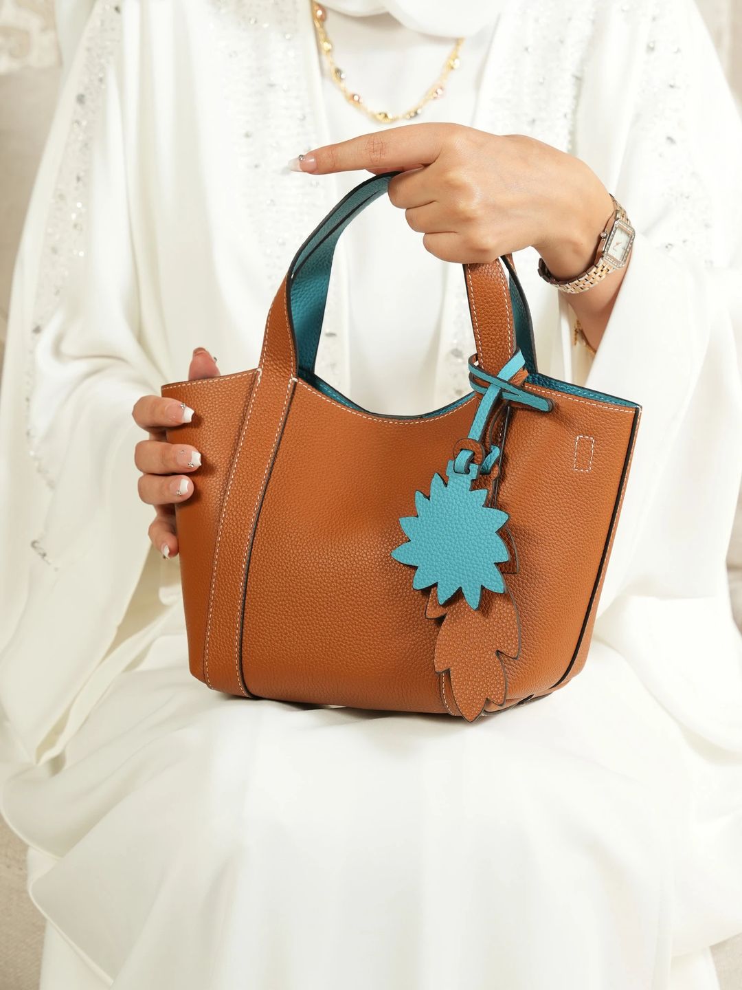 شنطه مريم كاميل /maryam camel bag - 8