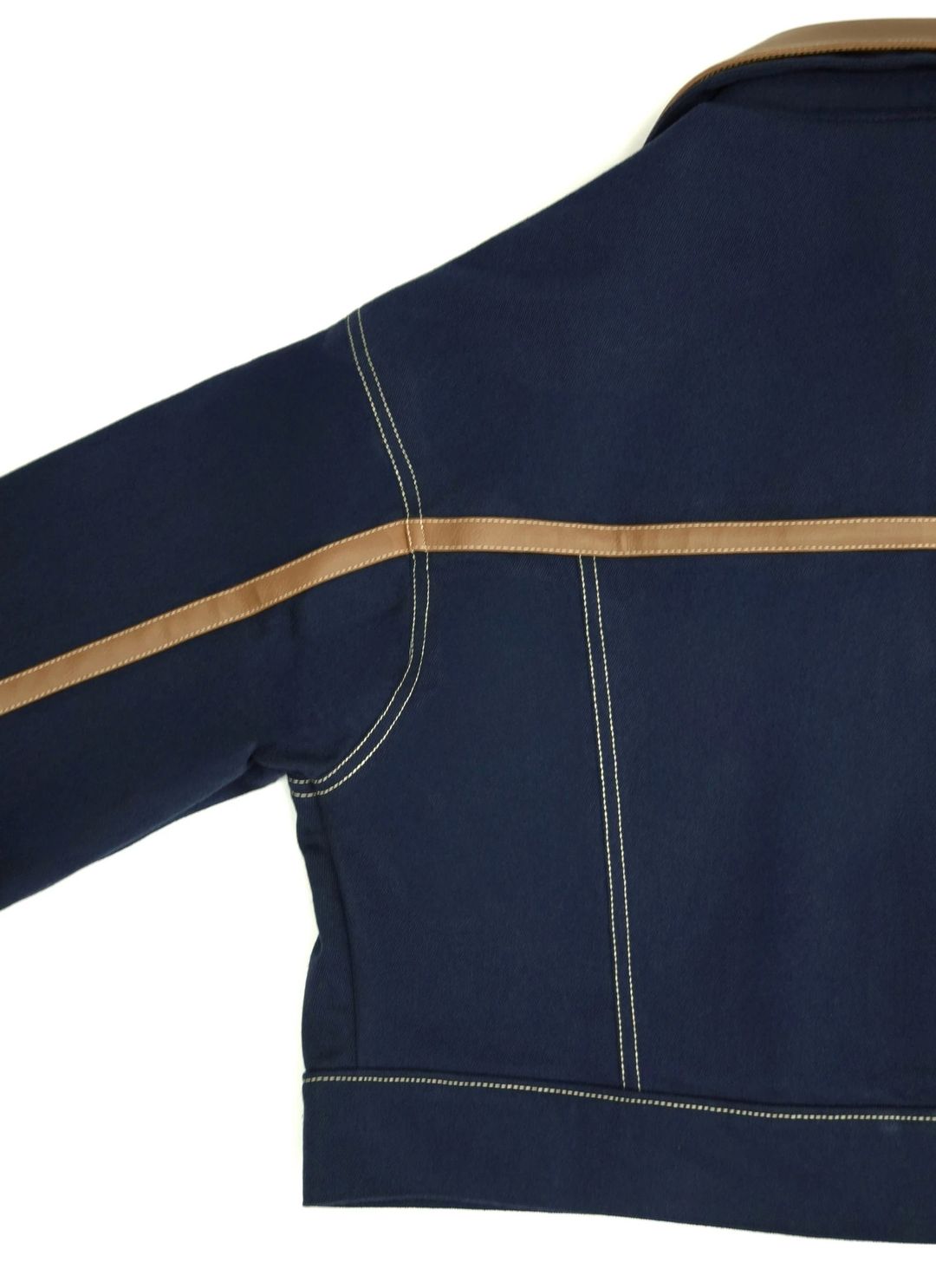 Laka Jacket- Denim & Leather - 5