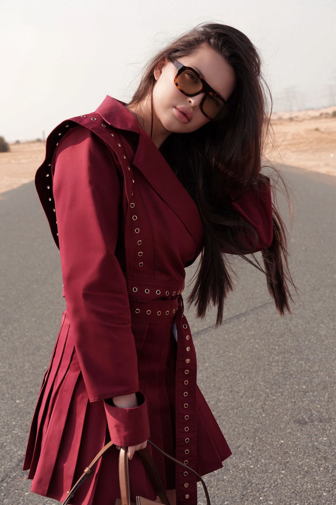 Kaia Jacket - Maroon - 4