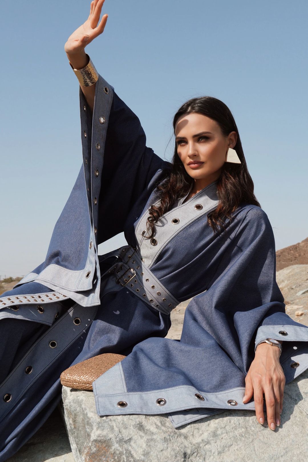 Moonlit bloom kaftan - 1