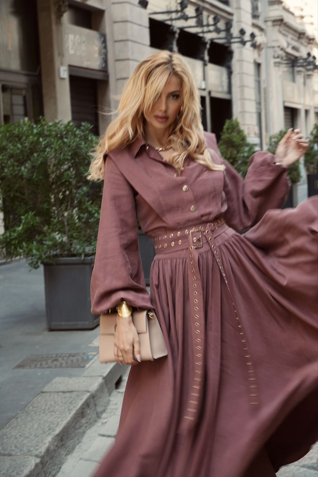 Luche Brick Dress - 5