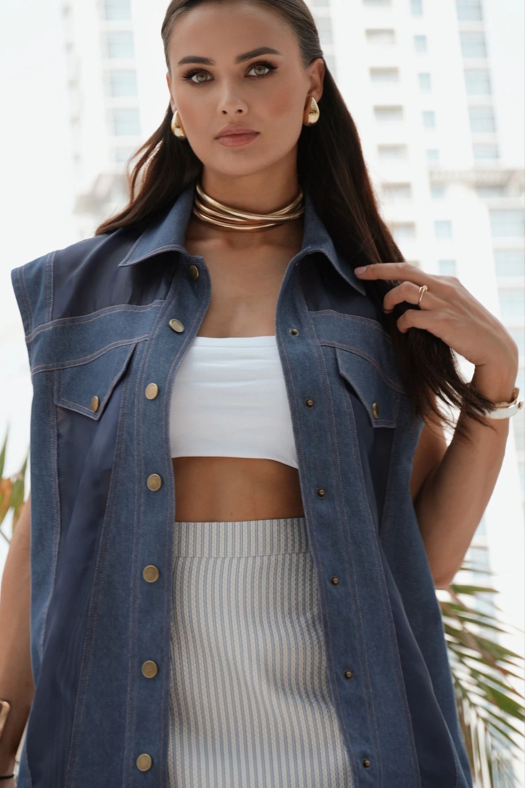 Unica Denim Vest - 10