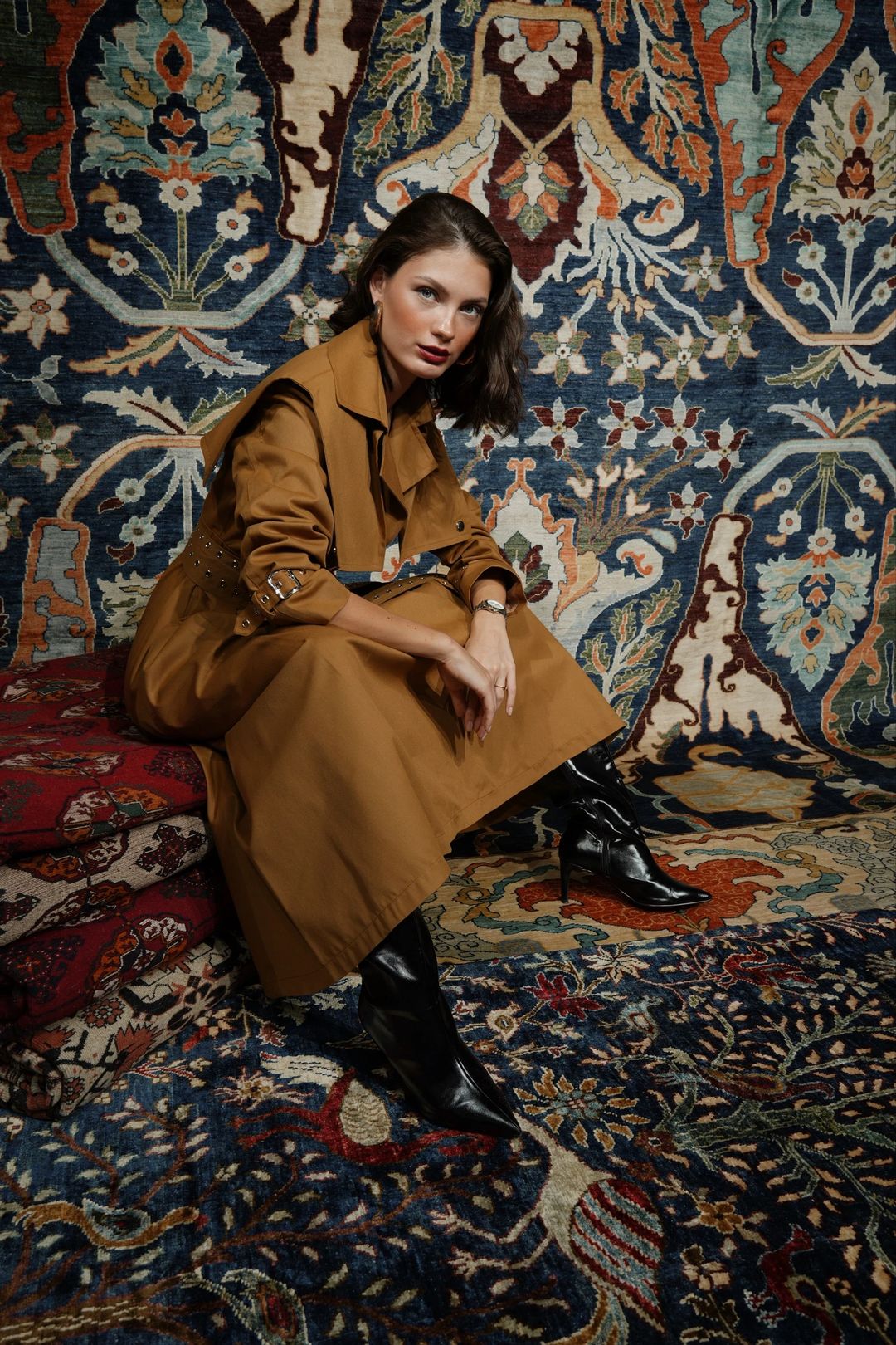 Vento Dress Camel - 4