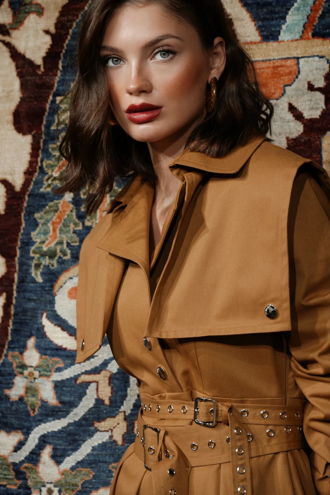Vento Dress Camel - 5