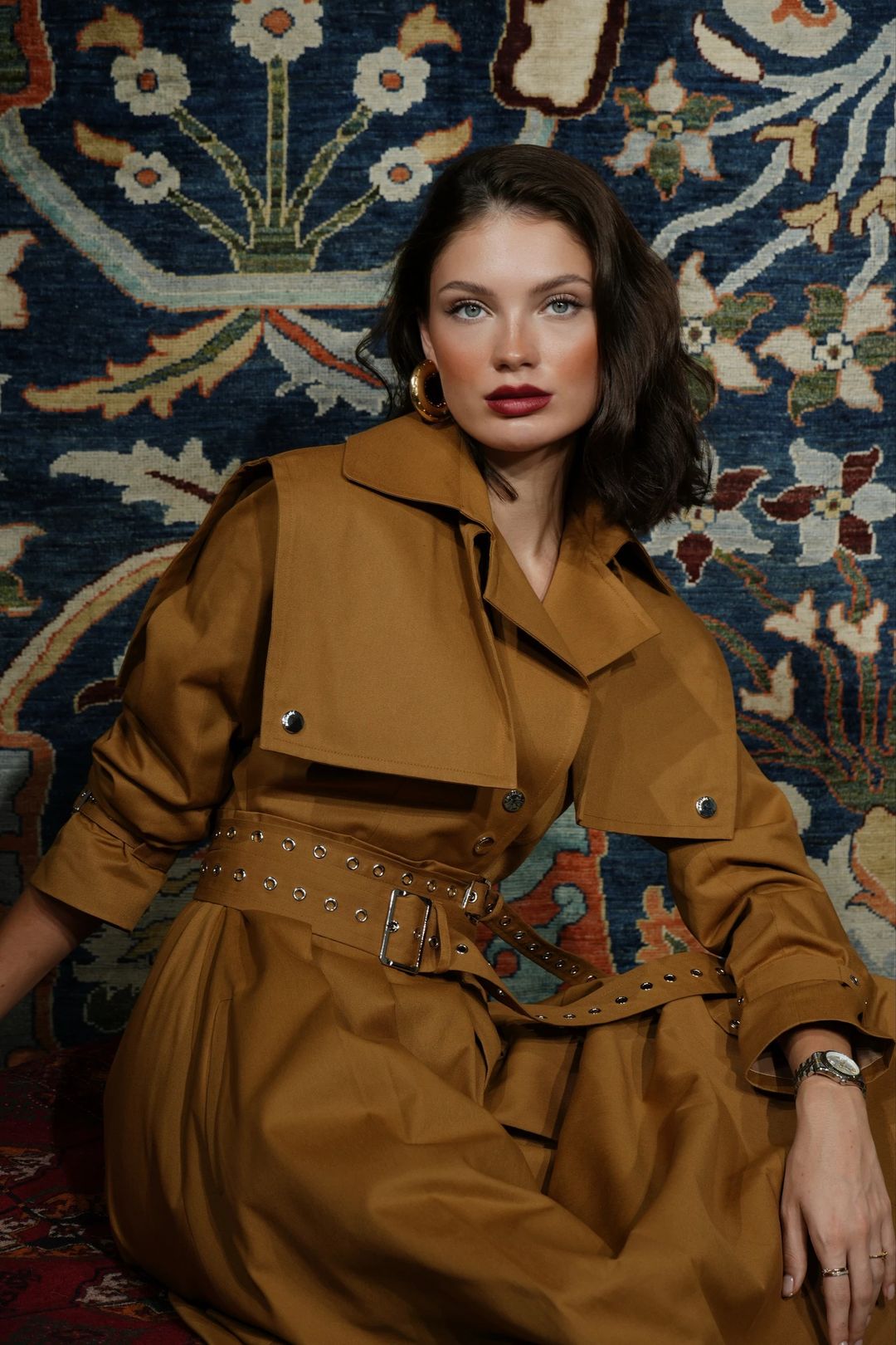 Vento Dress Camel - 9