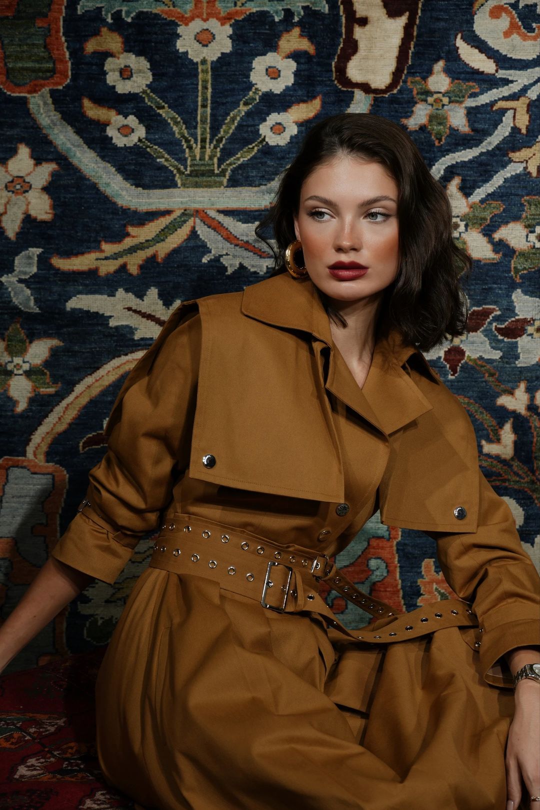 Vento Dress Camel - 7