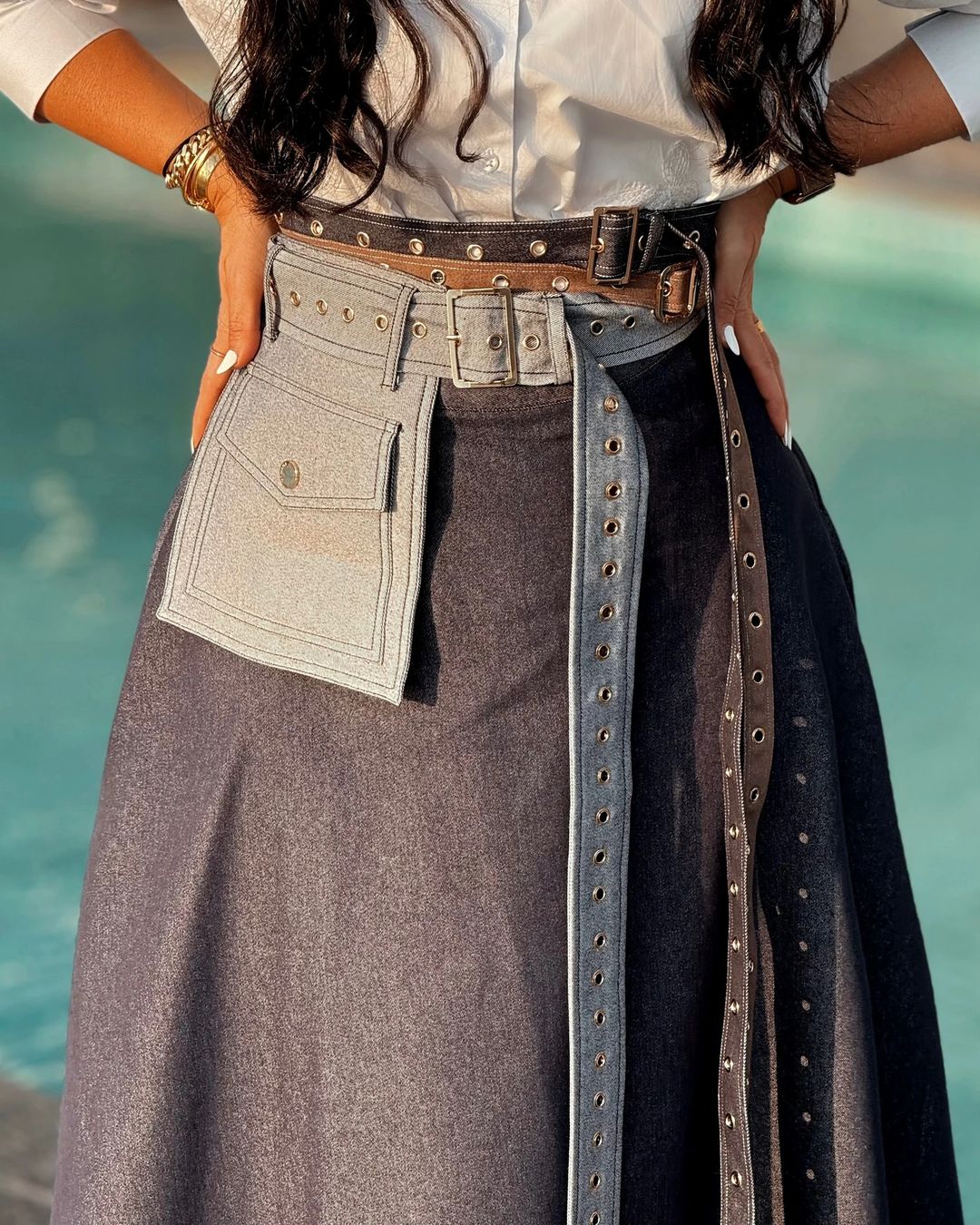 Blue TreOne belts - 3