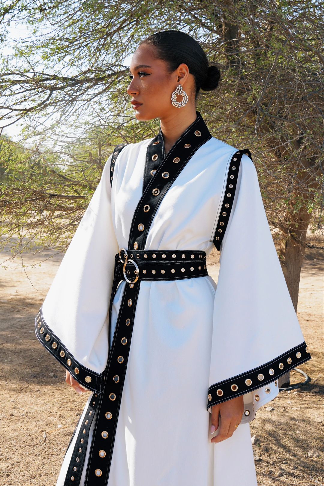 Zaya White Kaftan - 3