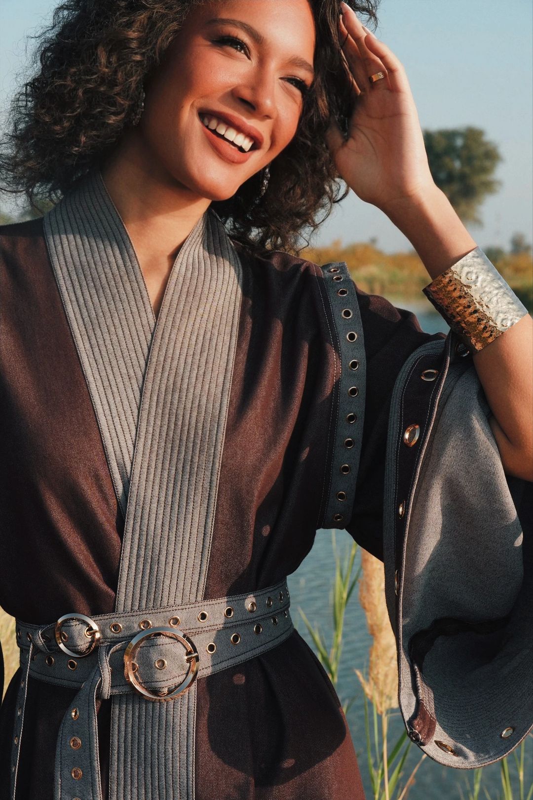 Eléne Brown Kaftan - 6