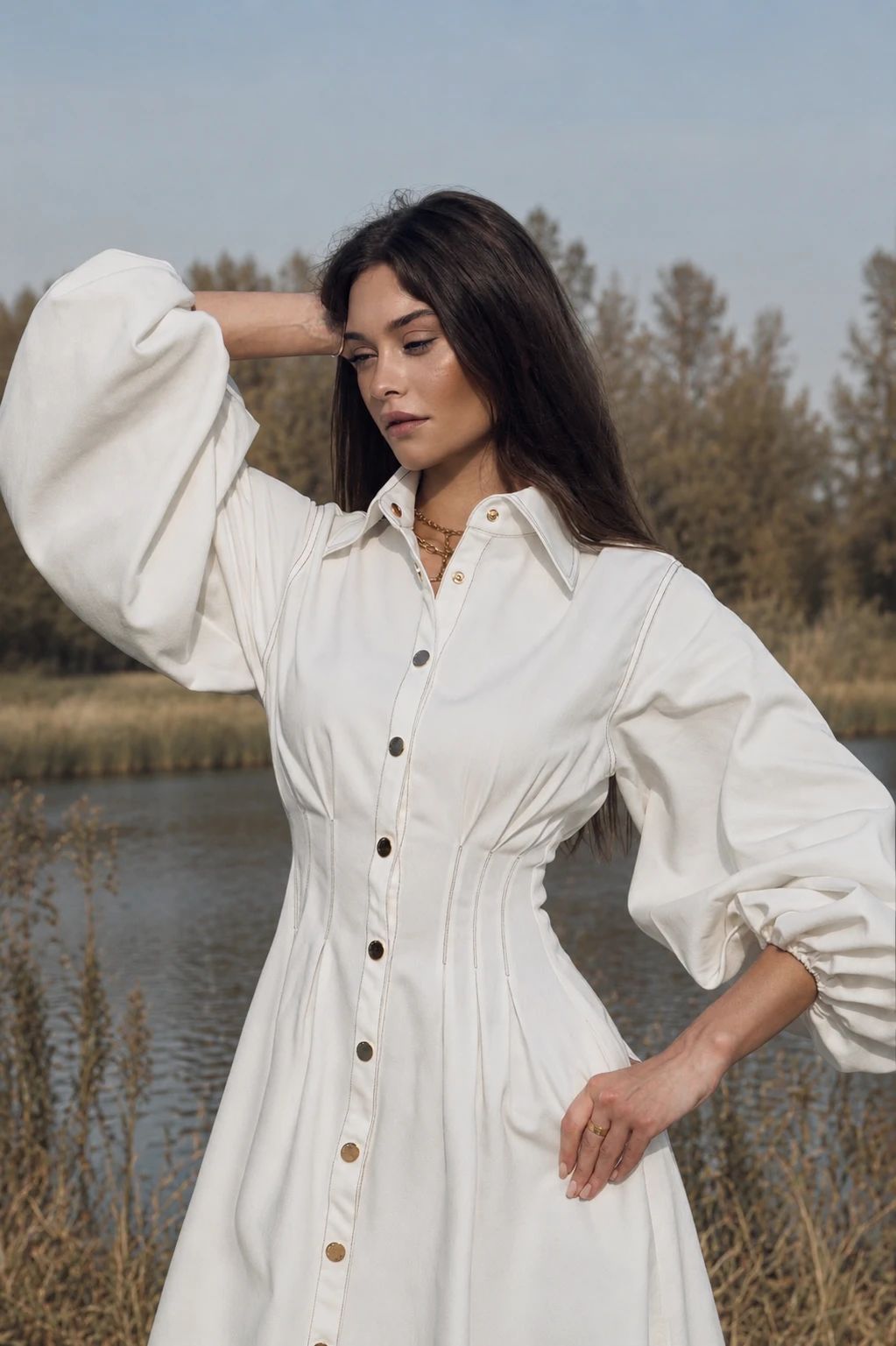 Cielo White Dress - 2