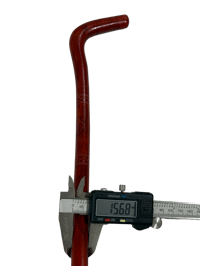 Atam Wood Cane – Red Finish with Nail Pattern thumb 5